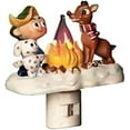 thumbnail image 3 of Roman Rudolph and Elf Friend 4.5 Inch Polyresin Swivel Plug Flickering Night Light, 3 of 4