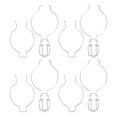 thumbnail image 1 of SKISUNO 4pcs Wide Mouth Mason Jar Tight Containers Stainless Steel Wire Hangers For Easy Storage, 1 of 8