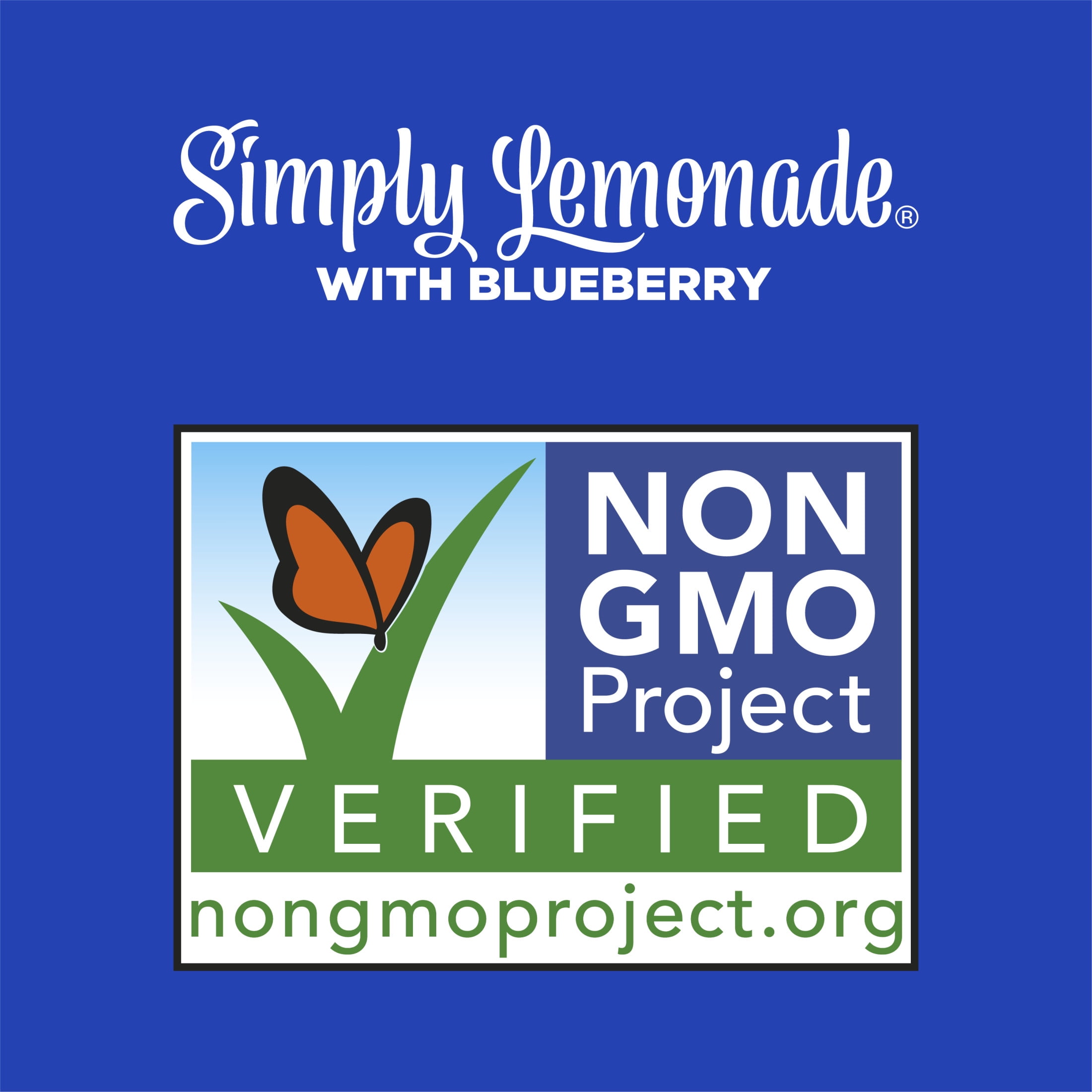 Simply Lemonade with Blueberry Bottle, 52 fl oz