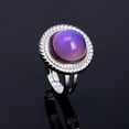 thumbnail image 6 of Milue Vintage Unique Gemstone Emotion Color Changing Ring Adjustable for Men Women, 6 of 7