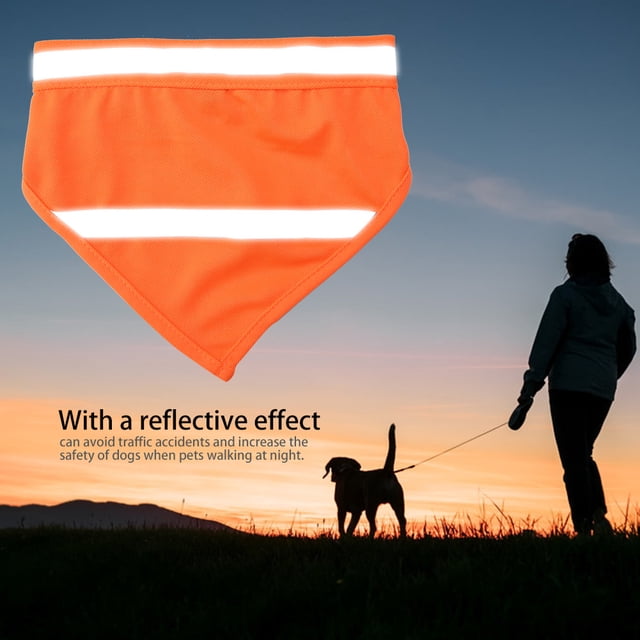 Toalla para mascotas perro mascota reflectante cachorro bufanda cuello babero pañuelo para el cuello gato mascota collar decorativo ANGGREK Otros