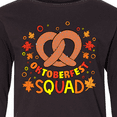 thumbnail image 4 of Inktastic Oktoberfest Squad Fall Leaves Pretzel Long Sleeve Youth T-Shirt, 4 of 5