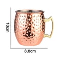 thumbnail image 2 of Vaso de vino, copa de vino de acero inoxidable, para champán, cóctel, cerveza, oficina, 2 of 5