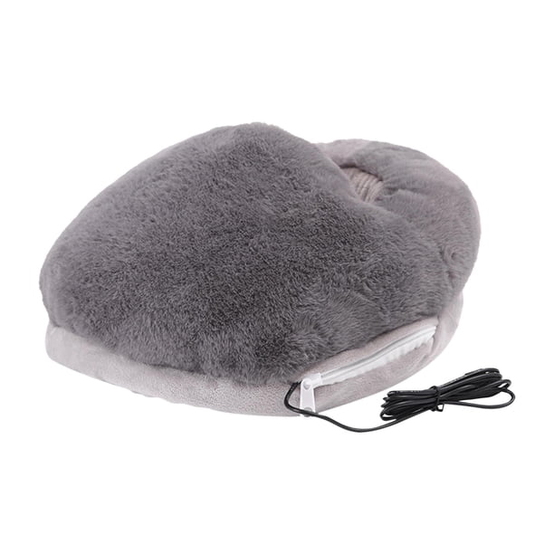 USB Calentador Calentado Calentador de Calefacción Suave Calefacción gris Zulema Calentador de pies eléctrico
