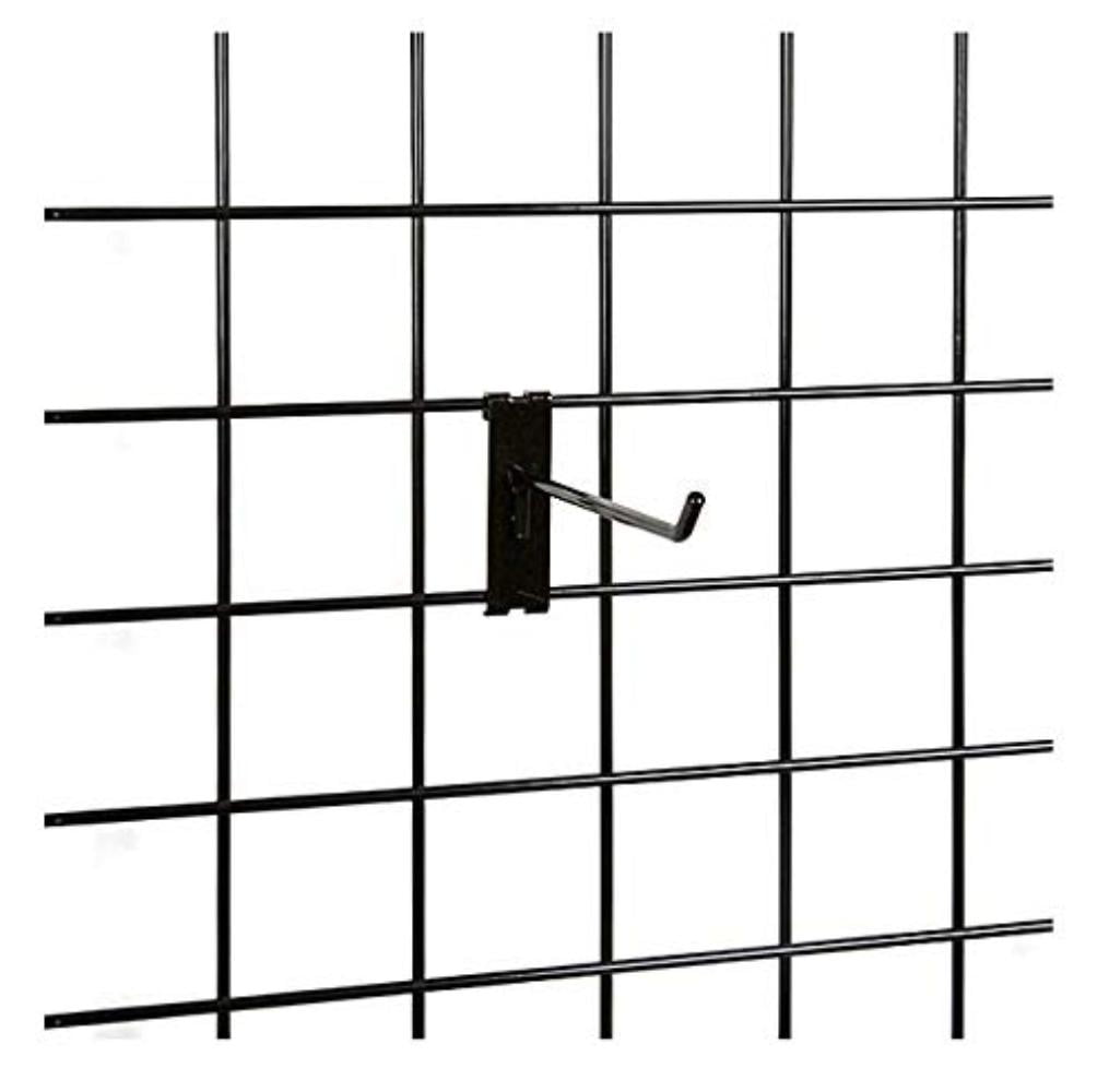 NAHANCO GWH4B Gwh4 4 Black Gridwall Hooks Pack of 12