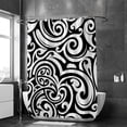 thumbnail image 2 of FREEAMG Bath Curtains Shower Curtain Ethnic Style Bathroom Waterproof Machine Washable Fabric Decor Shower Curtains for Bathroom, 60x72in, 2 of 6