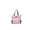 Flamingo Strut, variant on Betsey Johnson 15.6 Inch Zipper Shoulder Tote Bag –Lightweight Large Durable Polyester Laptop Handbag with Top Handles Compartments and Mesh Side Pockets for Gym Business Work (Covered Rose)