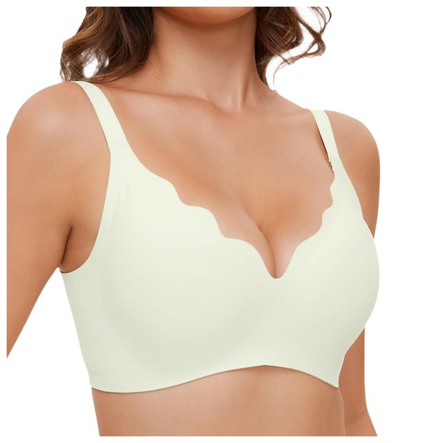 FhsagQ Soutien-Gorge pour Femmes Grande Taille Bleu avec Robe Assortie Soutien-Gorge Sans Armature Rembourré Bretelles Réglables avec Rallonge de Soutien-Gorge Vert Clair TG