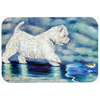 Caroline's Treasures 7053MP Chihuahua in Flowers Mouse Pad, Hot Pad or Trivet, L