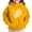 Yellow, variant on Piuwrlz Girl Winter Hoodies Kids Hood Sweatshirts Loose Loose Stripe Hoodie Gray Size 5 Years