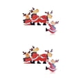 thumbnail image 1 of Inteprter Marco de puerta de Navidad decoración colgante Navidad Tumbling Claus paredes ventanas esquina decoración DIY fiesta vacaciones No.01 2piezas, 1 of 6