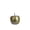 Green, variant on Urban Porcelain Apple Figurine with Stem SM Matte Finish White