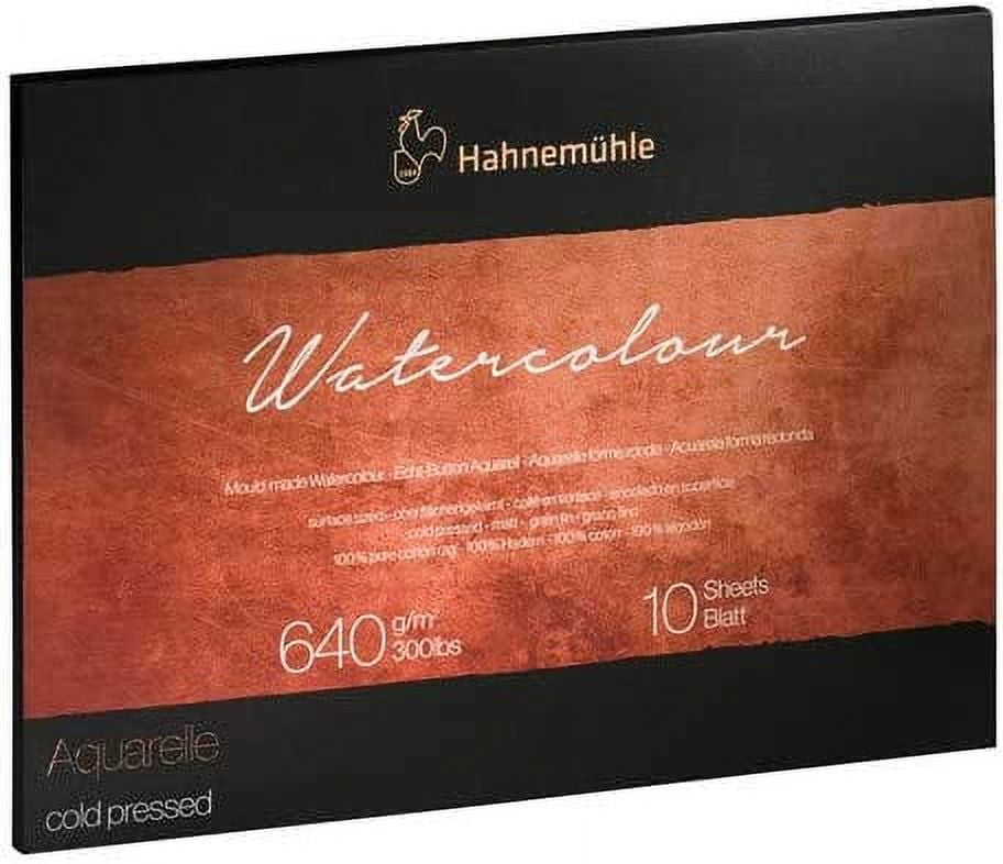 Hahnemühle The Collection Watercolor Block - Cold Press, 9.4" x 12.6", 300 lb, 10 Sheets