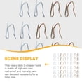 thumbnail image 4 of BRIGHTFUFU 350Pcs Curtain Hanging Clips Hook Rust-Proof for Household Users, 4 of 8
