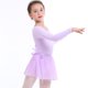 thumbnail image 3 of Conjunto de falda de tul y leotardo con volantes para niñas pequeñas: vestido de baile de manga larga para gimnasia, 3 of 6