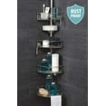 Rustproof Tension Pole Shower Caddy with 4 Basket Shelves, 60" to 108