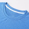 thumbnail image 5 of Daiosportswear Men's T Shirt Short Sleeve Classic Crew Neck T-Shirt Summer Basic Tee Shirts Light Blue S(S), 5 of 9