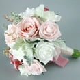 thumbnail image 4 of Matsuzay Ramo de novia elegante de seda Opción lujosa y hermosa para novia Ramo de novia para novia Decoración, 4 of 6