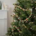 thumbnail image 2 of Northlight Guirlande de Noël Pailletée Rouge et Verte de 6 Pieds, Unlit, 2 of 3
