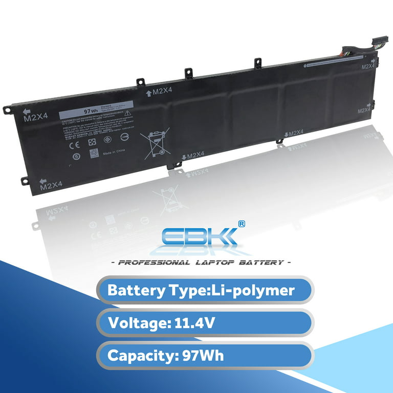 Dell 6GTPY 97Wh Laptop Battery, Battery Type: Lithium-Ion, Battery