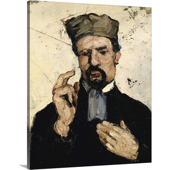 Great BIG Canvas | Paul Cezanne Premium Thick-Wrap Canvas entitled Uncle Dominique as a Lawyer, 1866