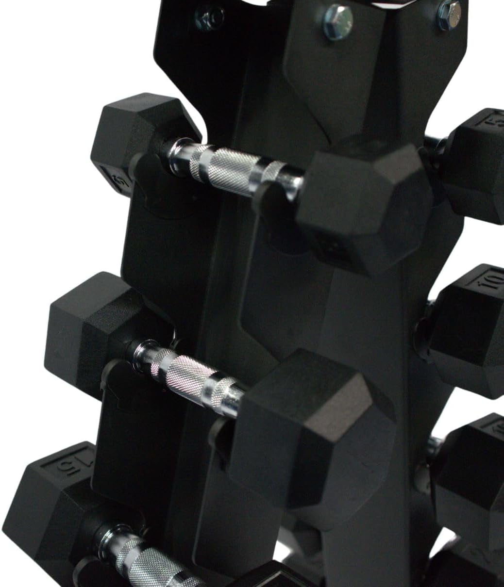 Gronk Fitness A-Frame Dumbbell Rack | 6-Tier Vertical A-Frame Weight Rack | Holds 12 Dumbbells