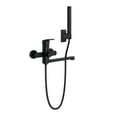 thumbnail image 2 of PULSE ShowerSpas Matte Black Wall Mounted Tub Filler, 2 of 3