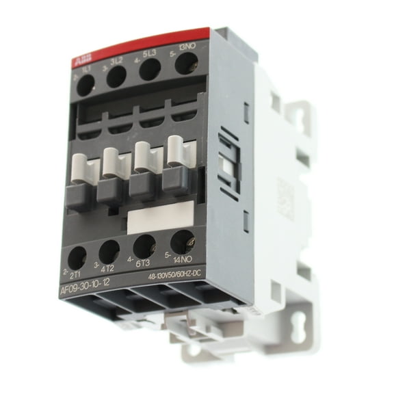 ABB Controls AF09-30-10-12 AC/DC Contactor, 9-25A, 48-130V, 3-Pole, 4kW, 400V