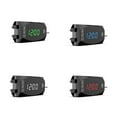 thumbnail image 3 of xinxixnxx LED Screen 3-in-1 Motorcycle Voltmeter Motorbike Scooter Digital Display Voltage Meter Gauge Measuring Tool Modified Red, 3 of 6