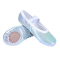 thumbnail image 2 of FSYBOA Girl Ballet Shoes, Non Slip Elastic Straps Soft Sole Gifts Girl Dance Shoes Green Size 13.5(Little Kids), 2 of 9
