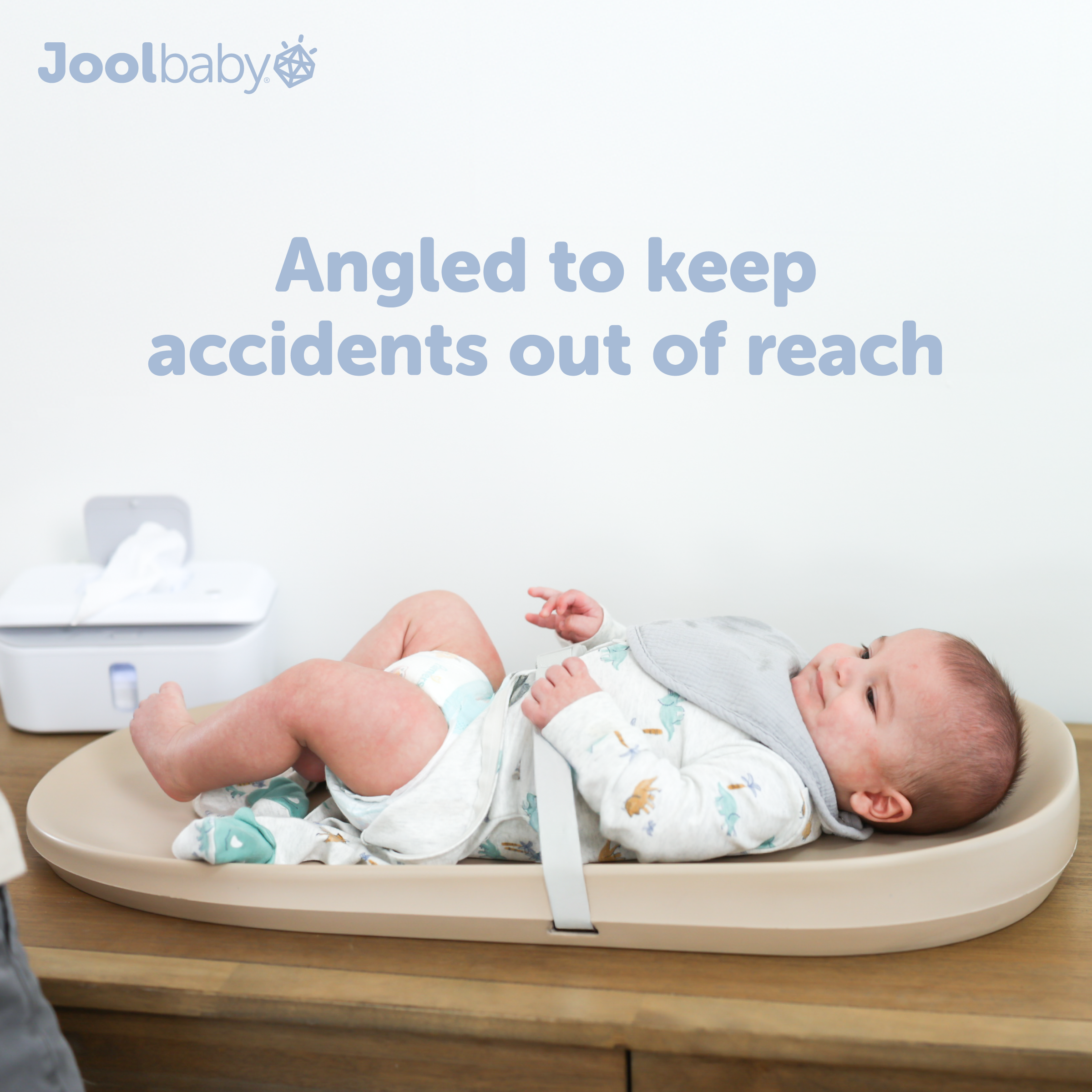 Jool Baby Portable Waterproof Changing Pad, Oatmeal photo 3