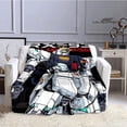 thumbnail image 4 of Manta de franela con estampado de Gundam, traje móvil, manta cálida de dibujos animados para camas, manta de Picnic, forros de cama, regalo de cumpleaños, 4 of 4