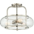 thumbnail image 3 of Quoizel TRG1716BN Trilogy 3-Light Semi-Flush in Brushed Nickel, 3 of 3