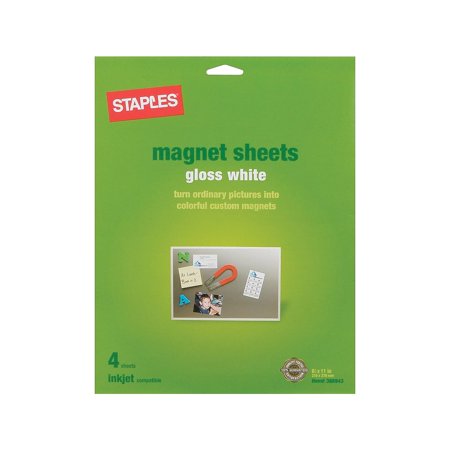 UPC: 0095205364194 | Staples Magnetic Glossy Photo Paper 8.5  x 11  4/Pack (34747-CC)