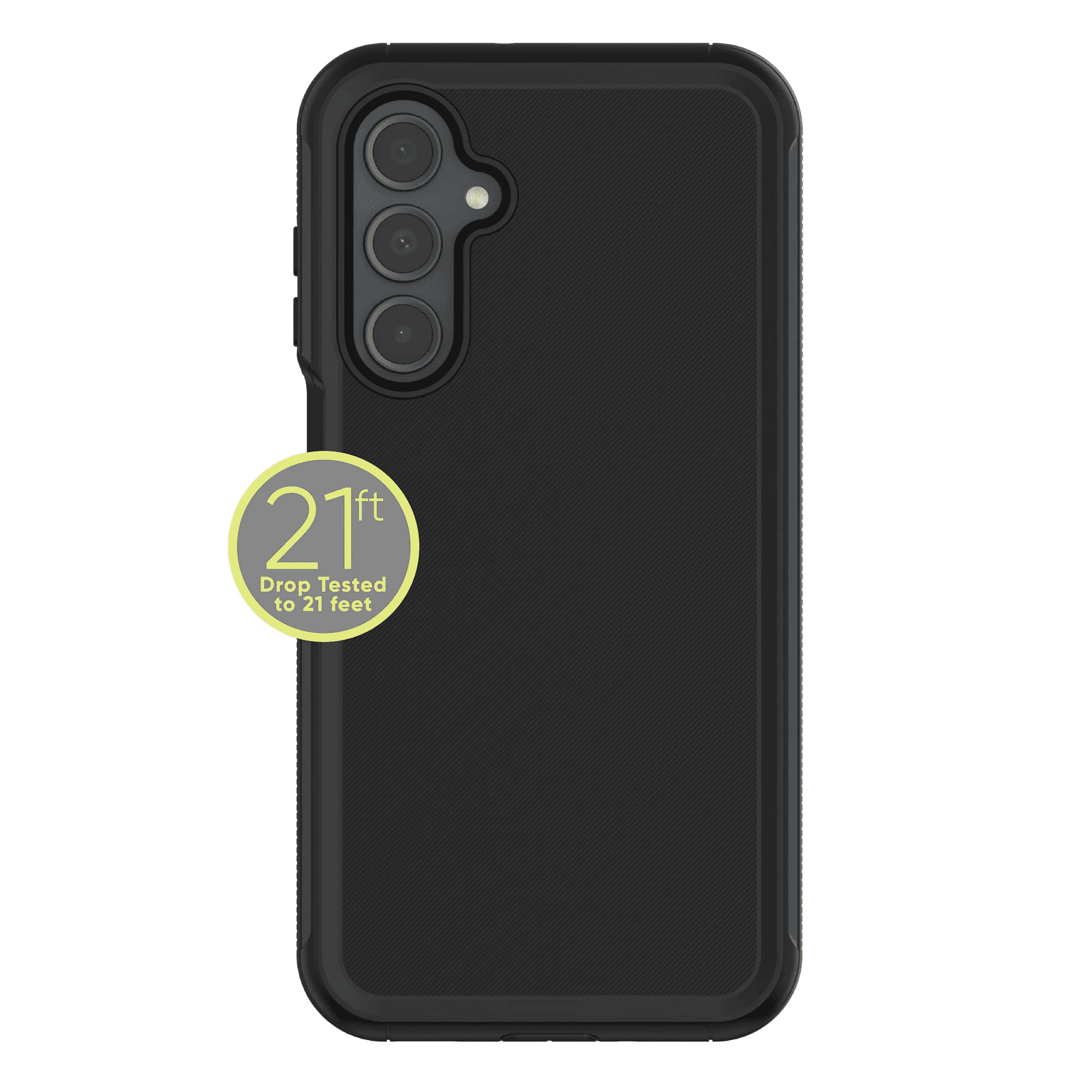 Restored onn. WIABLK36010489 Rugged Phone Case for Samsung Galaxy A16 5G - Black (Refurbished)