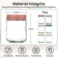thumbnail image 7 of Sindcom 6-Pack 17oz Colorful Glass Overnight Oats Jars with Lids - Leakproof BPA-Free Meal Prep Containers for Breakfast & Snacks, 7 of 7