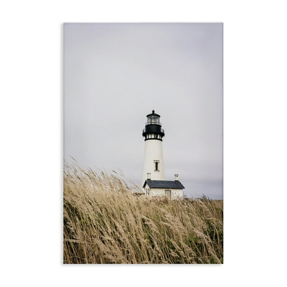 Stupell Industries Peaceful Lighthouse Scenery Landscape & Nature Photography Wrapped Canvas Art Print Wall Art, 16 x 24