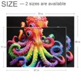 thumbnail image 2 of Octopus Polyester Kitchen Rugs - Comfort Floor Mat for Kitchen & Dining Room & - Durable Soft Cushioned Rug for Home Decor - Easy Clean Indoor Area Rug - 200x120cm, 2 of 6