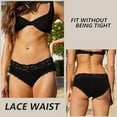 thumbnail image 3 of AWAYTR Women Cotton Underwear Sexy Lace Bikini Panties Cotton Hipster Briefs 6 Pack S-XL, 3 of 5
