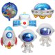 thumbnail image 1 of Set de globos de aluminio Space Rocket Astronaut x5 para decoración de fiestas, 1 of 2