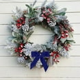 thumbnail image 2 of 24pcs Small Velvet Christmas Bows，Bows Velvet Ornaments For Christmas Tree Wreath Gift Wrap Crafts Wedding Party Bows for Gift Wrapping Door Vintage Garland Wreath, Rustic Holiday Decor, 2 of 9