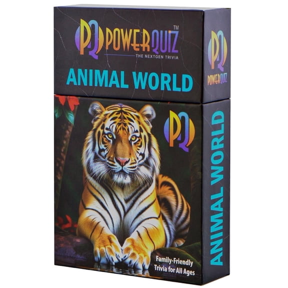 Animal World: 40 Trivia Cards, 5 Q&A per Card with Increasing Difficulty Levels, Explanations & Fun Facts, Perfect for Teaching, Parties & Game Nights, Volume 1 of the Biology Series.