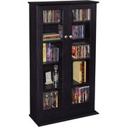 Atlantic Allegro 254-CD Wood Cabinet w/ Glass Doors, Black