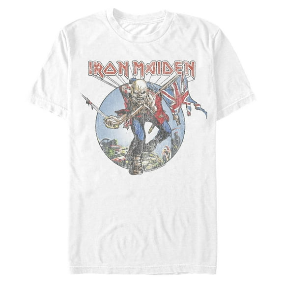 Mens Iron Maiden Trooper Eddie T Shirt