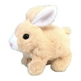 thumbnail image 2 of Electric Bunny Plush Toy Hopping Jumping Walking Adorable for Easter Holiday Yellow, 2 of 10