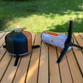 thumbnail image 2 of Support de Poêle Pliable avec Base en Plastique Ajustable pour Cuisson Extérieure, Support de Fixation Stable pour Réchauds de Camping et de Randonnée, Support Universel pour Cylindre de Gaz, 2 of 8
