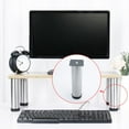 thumbnail image 3 of 10 Inch Furniture Legs Stainless Steel Feet Sofa Cabinet Shelves Leg Replacement Adjustable Height 2pcs, 3 of 7
