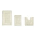 thumbnail image 6 of Better Trends 3 Piece Bathroom Rug Set 100% Cotton, Extra Soft Tufted Bath Mat, Water Absorbent & Reversible Mat, Ivory Lilly Crochet Collection, 6 of 8