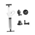 thumbnail image 1 of Toilet Plunger Pressure Air Plunger Drain Unclogger Drain Cleaner Clog Remover Tools White, 1 of 5