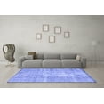 thumbnail image 3 of Ahgly Company Indoor Rectangle Abstract Blue Contemporary Area Rugs, 3' x 5', 3 of 4